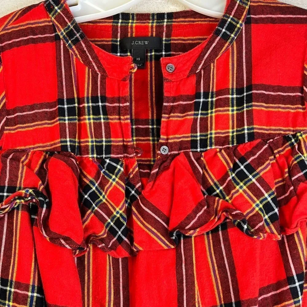 J. Crew Flannel‎ Top